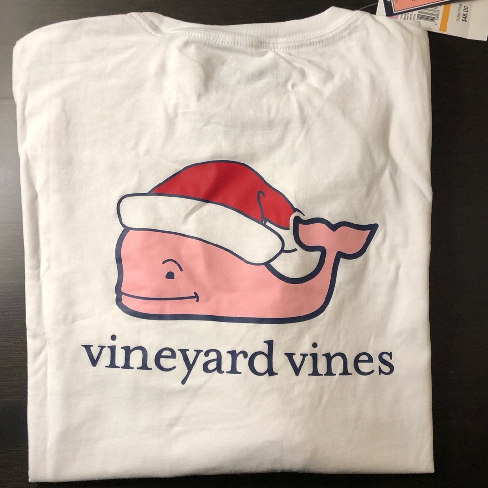 NWT Vineyard Vines Men’s Christmas LS Tee- Various Sizes